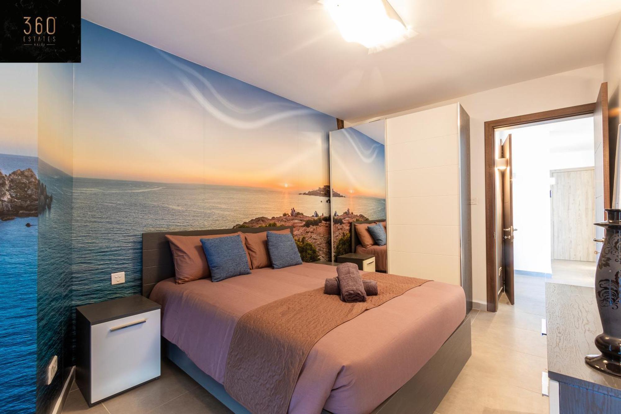High-End Central Apt With Comfy Bed & Super Wifi By 360 Estates San Gwann Экстерьер фото