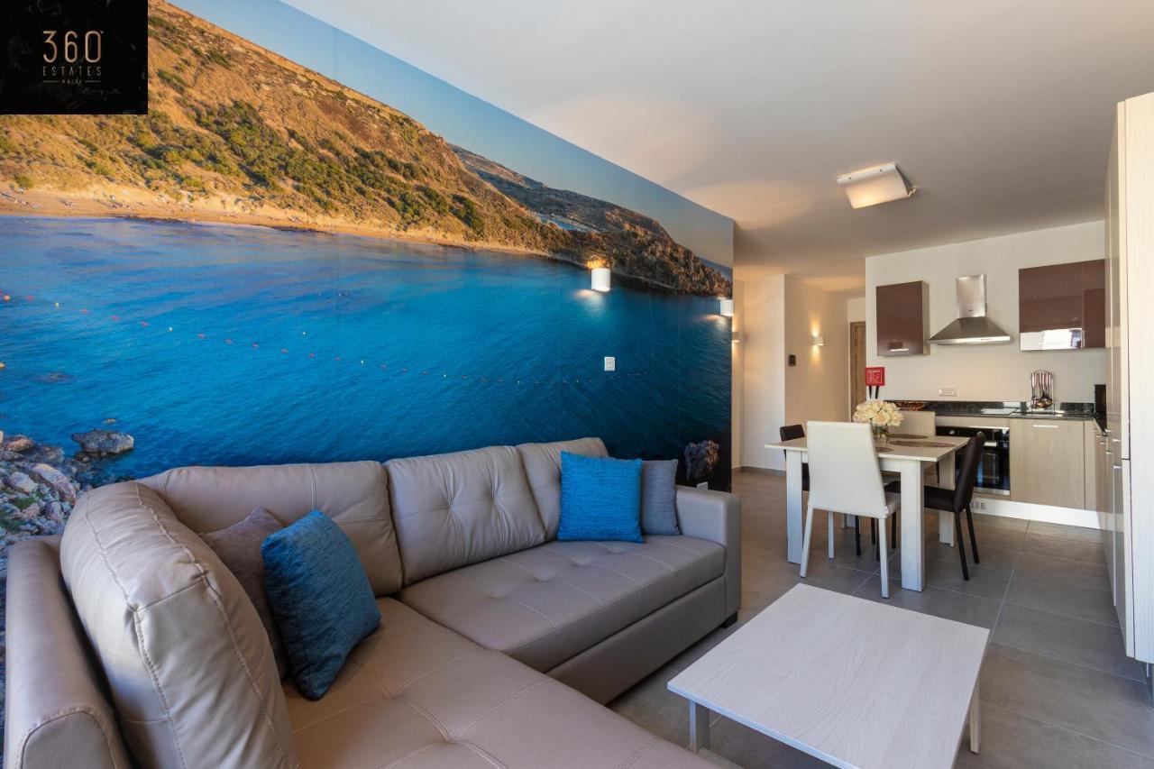 High-End Central Apt With Comfy Bed & Super Wifi By 360 Estates San Gwann Экстерьер фото