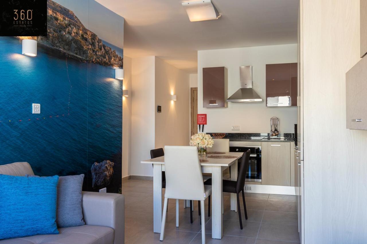 High-End Central Apt With Comfy Bed & Super Wifi By 360 Estates San Gwann Экстерьер фото